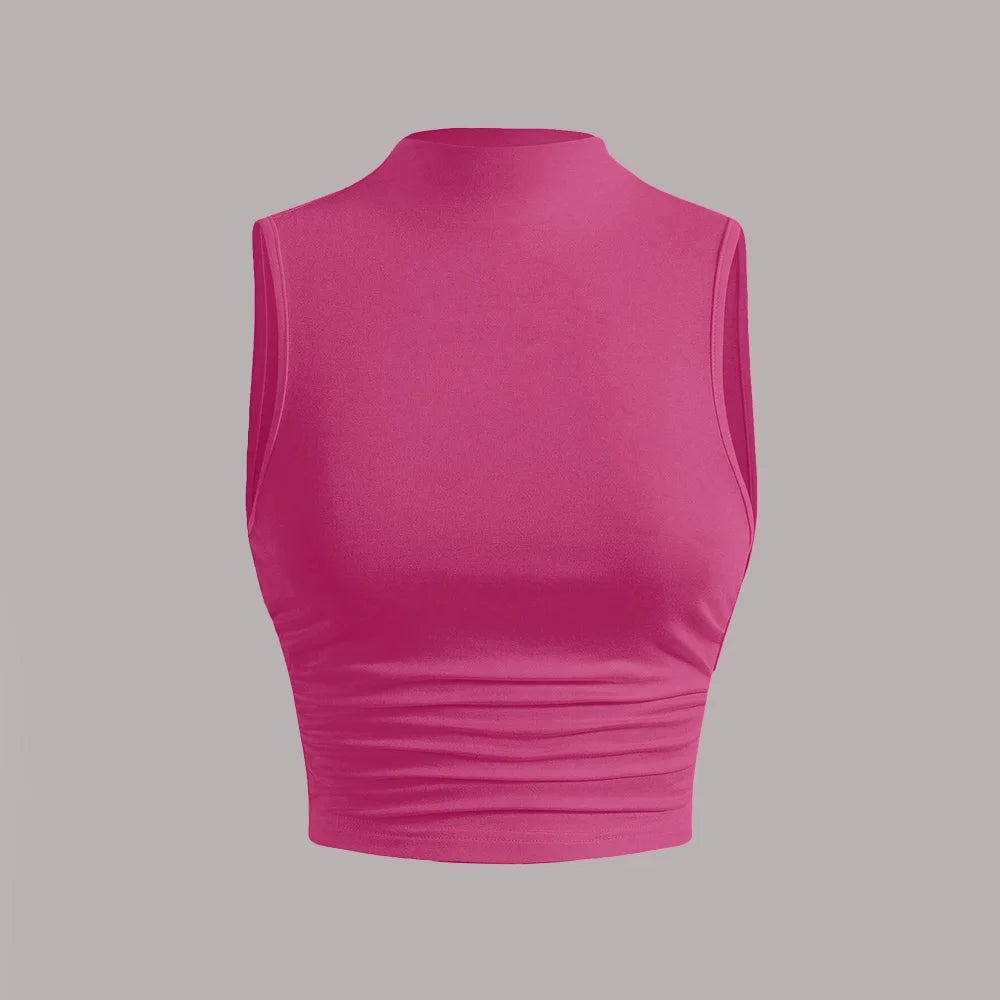 2025 Fashion Tank Top Women's Tight Black Tops