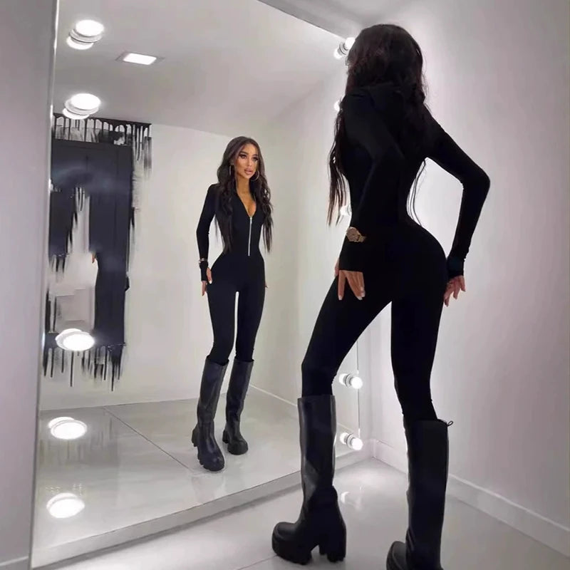 INS American Autumn Fashion Temperament Turtleneck Design