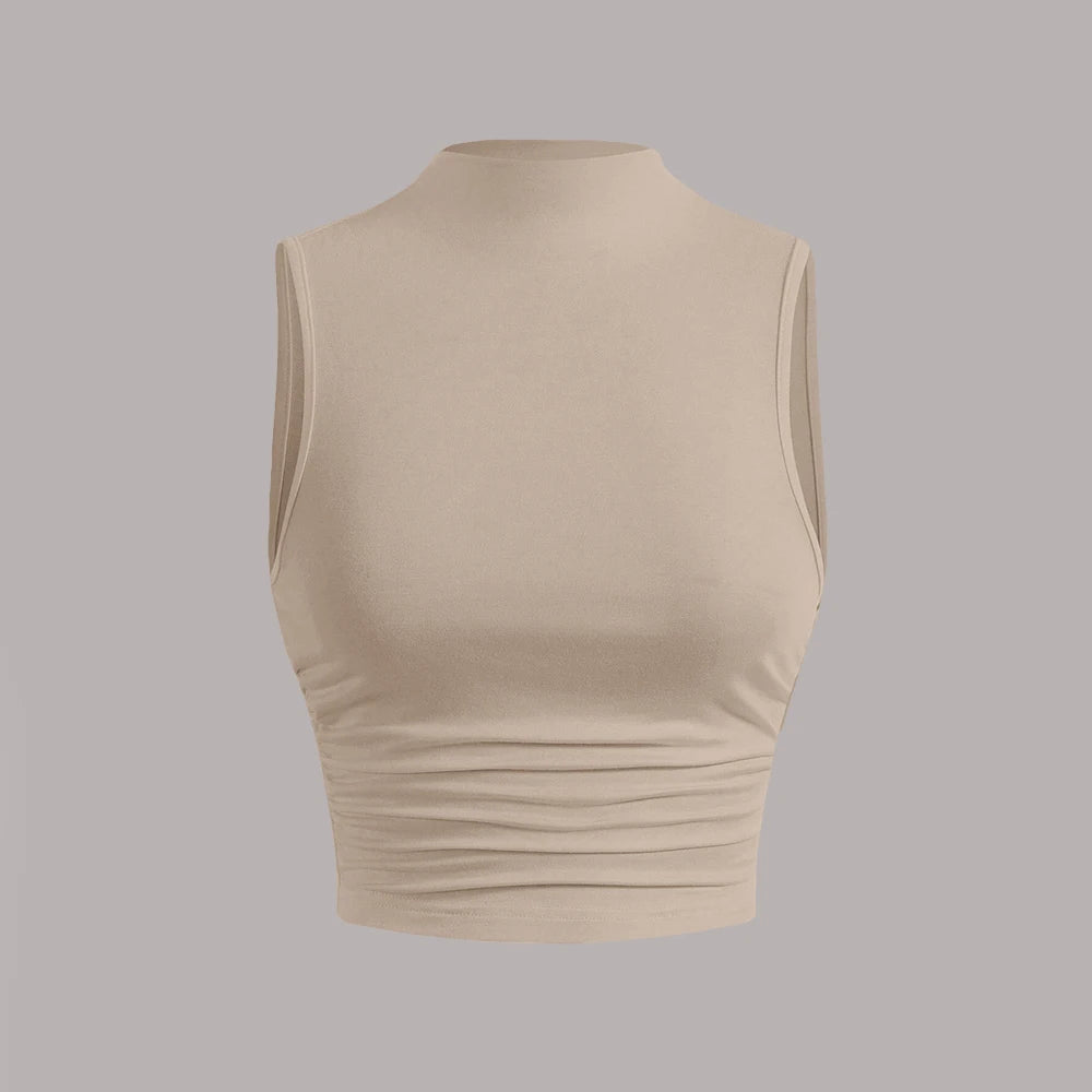 2025 Fashion Tank Top Women's Tight Black Tops