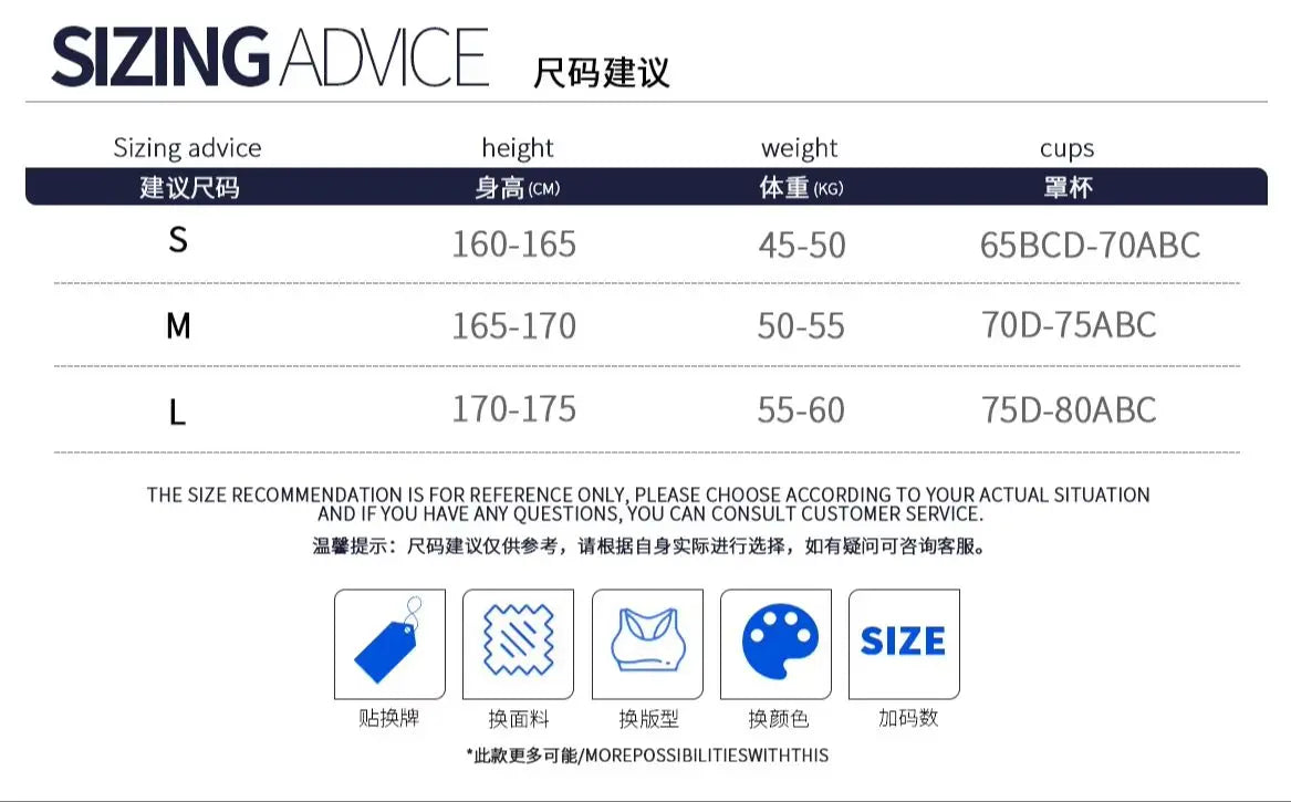 Women's Sports Jumpsuit Yoga Fitness Set with zipper & chest cushion